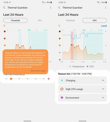 На смартфонах Samsung теперь можно регулировать работу процессора и искать прожорливые приложения