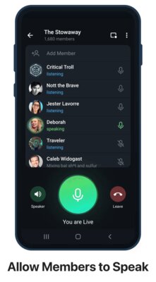 С новым обновлением Telegram стал полным аналогом Clubhouse, только лучше