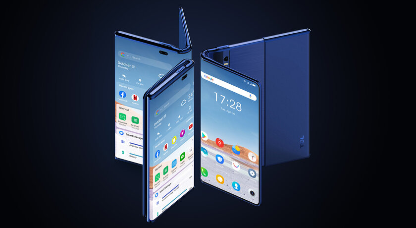 TCL представила новые смартфоны-середнячки серии TCL 20 и показала концепт растягивающегося устройства