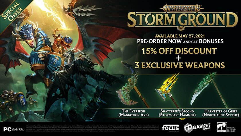 Настало время пошаговых стратегий — Warhammer Age of Sigmar: Storm Ground отправилась в релиз