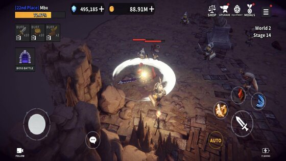 Dungeon Knight Idle 2.19.1. Скриншот 16