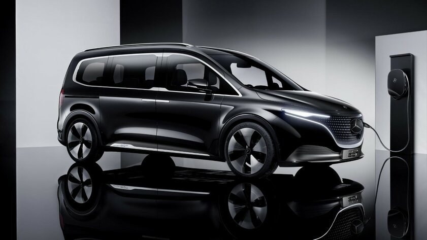 Mercedes показал странный электрический компактвэн: выглядит необычно, но красиво