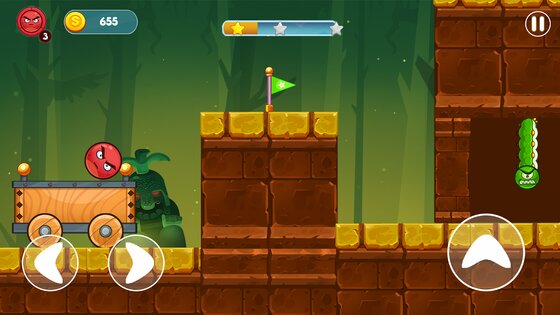 Angry Red Ball 1.2.0. Скриншот 10