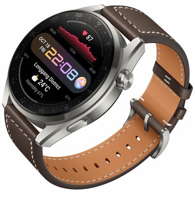 Представлены Huawei Watch 3: HarmonyOS, до 7 дней автономности и титановый корпус