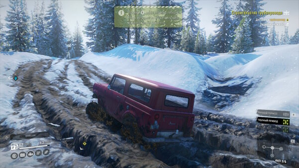 Обзор SnowRunner для Nintendo Switch: врубаем полный привод и вперед