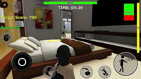 Granny Sim: Baby Granny 3D 2.20. Скриншот 9