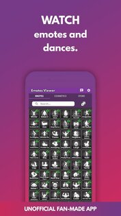 Emotes Viewer for PUBG 1.2.20.03. Скриншот 1
