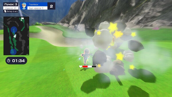 Гольф с торнадо, в котором надо сбивать соперников. Обзор Mario Golf: Super Rush