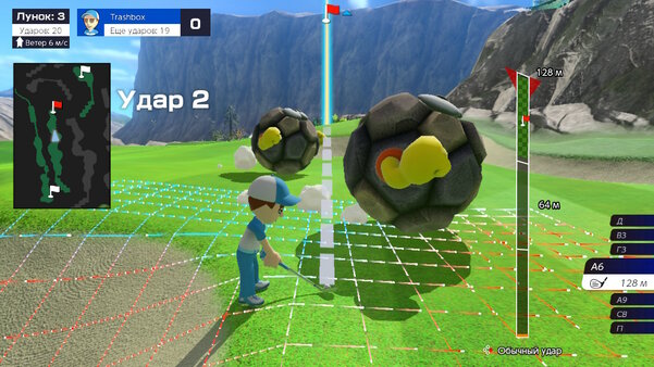 Гольф с торнадо, в котором надо сбивать соперников. Обзор Mario Golf: Super Rush