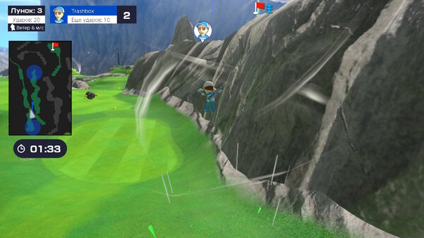 Гольф с торнадо, в котором надо сбивать соперников. Обзор Mario Golf: Super Rush
