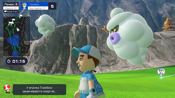 Гольф с торнадо, в котором надо сбивать соперников. Обзор Mario Golf: Super Rush
