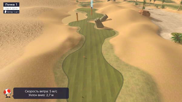 Гольф с торнадо, в котором надо сбивать соперников. Обзор Mario Golf: Super Rush