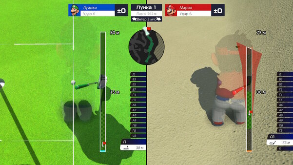 Гольф с торнадо, в котором надо сбивать соперников. Обзор Mario Golf: Super Rush