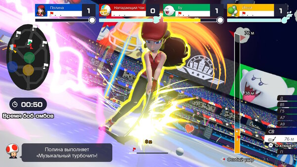 Гольф с торнадо, в котором надо сбивать соперников. Обзор Mario Golf: Super Rush