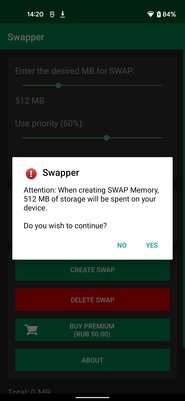 Виртуальные гигабайты оперативной памяти для Android. Что такое файл подкачки