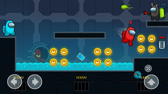Crewmate Adventure: Animation Parkour 1.2.5. Скриншот 1
