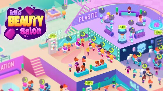 Idle Beauty Salon – парикмахерская и маникюр 2.11.4. Скриншот 7