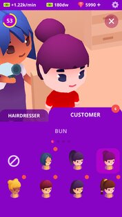 Idle Beauty Salon – парикмахерская и маникюр 2.11.4. Скриншот 12