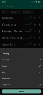 Font Picker – cкачать шрифты 1.5.5. Скриншот 2