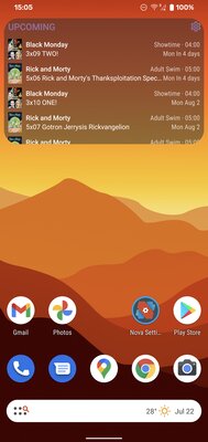 Вышел Nova Launcher 7: адаптивная тема из Android 12, погода в поиске и новые жесты