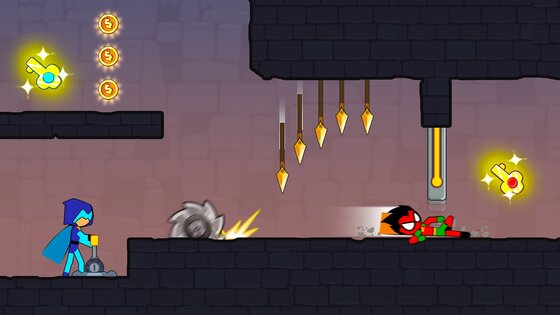 Stickman Red And Blue 2.8.3. Скриншот 9