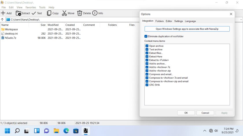 Архиватор 7-Zip получил форк с дизайном Windows 11. Доступен и на Windows 10