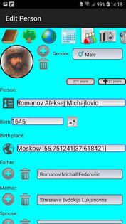 Генеалогическое древо семьи 3.0.5. Скриншот 2
