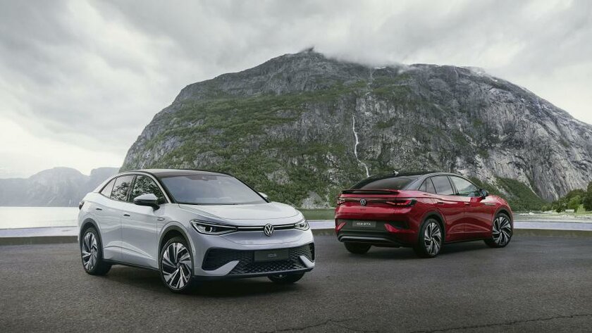 Volkswagen выпустила электрический купе-кроссовер ID.5 с мощностью до 300 лошадей