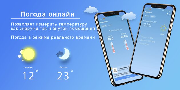 Погода Онлайн 2.1.00. Скриншот 1