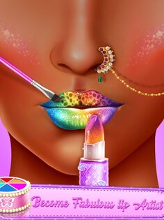 Lip Art - Perfect Lipstick Makeup Game 4.7. Скриншот 6