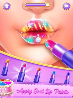 Lip Art - Perfect Lipstick Makeup Game 4.7. Скриншот 10