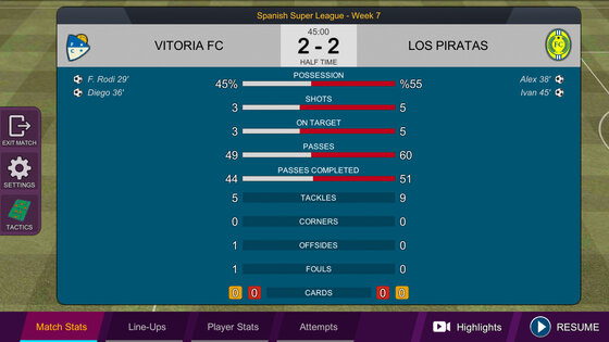 Pro League Soccer 1.0.45. Скриншот 4