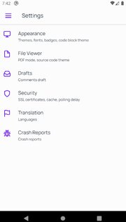GitNex 14.0.0. Скриншот 3