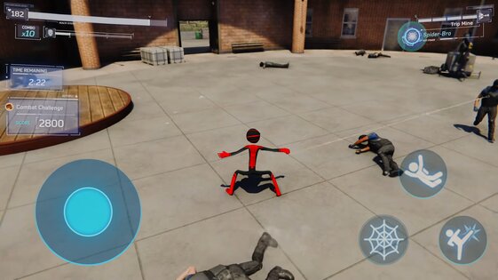 Spider Stickman Rope 1.29. Скриншот 2