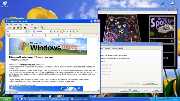 Windows от Франкенштейна. Вышел мод для подмены дизайна Windows 10 на XP