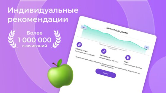 Худеем Bместе. Дневник калорий 5.6.10. Скриншот 10