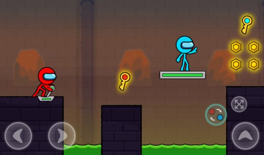 Red and Blue Stick: Animation 2.2.20. Скриншот 12