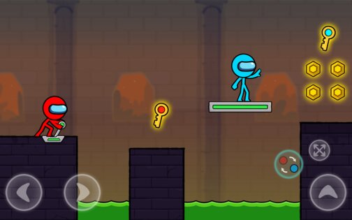 Red and Blue Stick: Animation 2.2.20. Скриншот 20