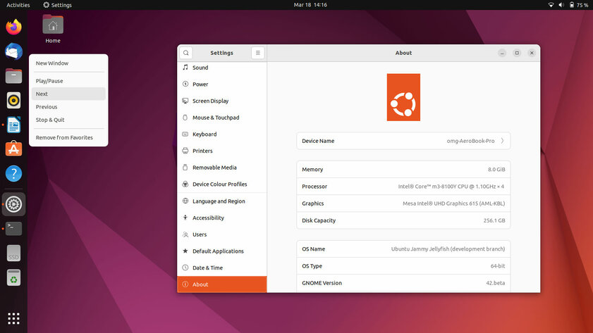 В Ubuntu 22.04 интегрировали новый логотип и добавили выбор акцентного цвета