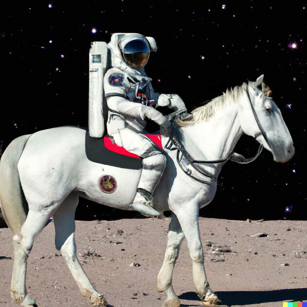 Космонавт на коне на Луне или суп-монстр из ниток. Вышла нейросеть DALL-E 2
