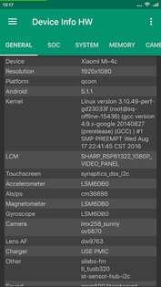 Device Info HW 5.25.0. Скриншот 2