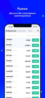 Phemex – криптовалютная биржа 5.23.0. Скриншот 3