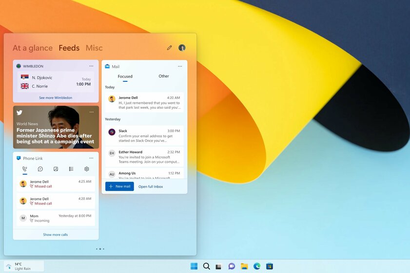 Меню виджетов Windows 11 не удалось. Дизайнер придумал, как сделать его удобнее