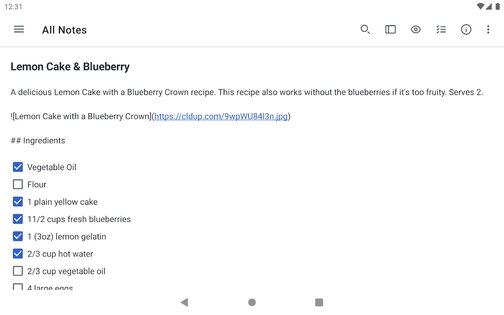Simplenote 2.37. Скриншот 7