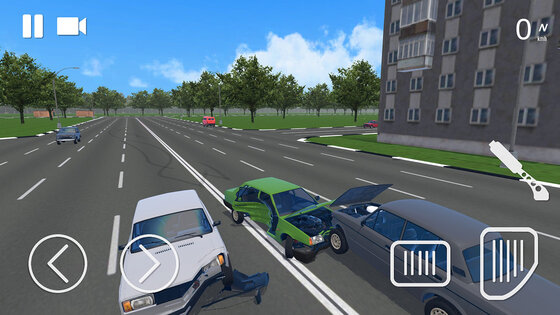 Russian Car Crash Simulator 1.9.43. Скриншот 1