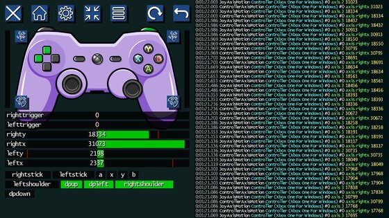 Game Controller Tester 2.14. Скриншот 2
