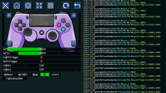Game Controller Tester 2.14. Скриншот 7