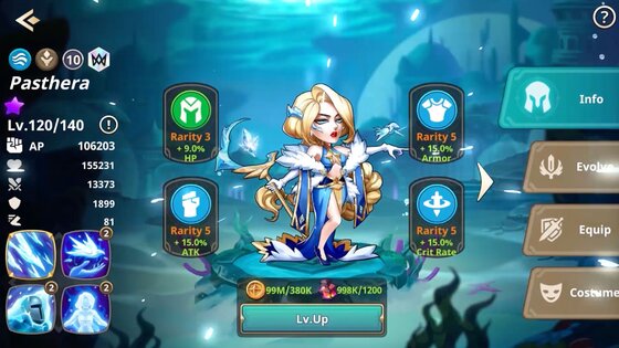 Summoners Arena: NFT Idle RPG 1.1.2. Скриншот 7