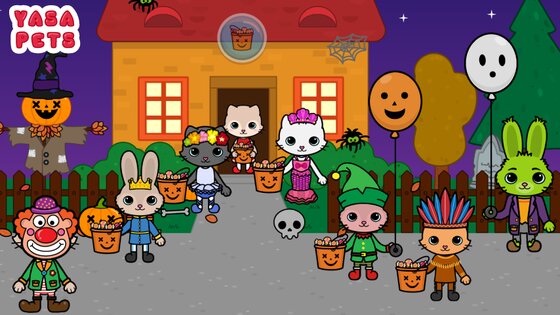 Yasa Pets Halloween 2.3. Скриншот 1