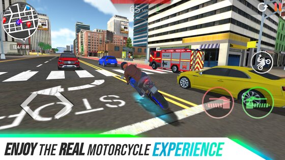 Motorcycle Real Simulator 4.2.5. Скриншот 3